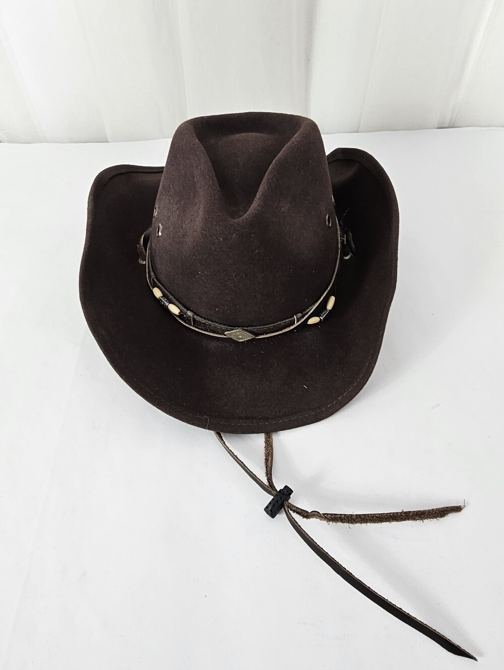 Bullhide High Country Premium Wool Cowboy Hat in Chocolate Brown Unisex Large